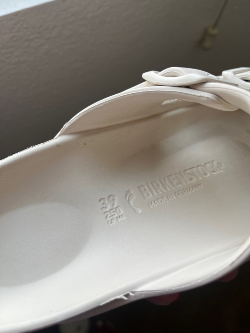 Birkenstock Arizona EVA Sandals in Off-White - Picture 8 of 8
